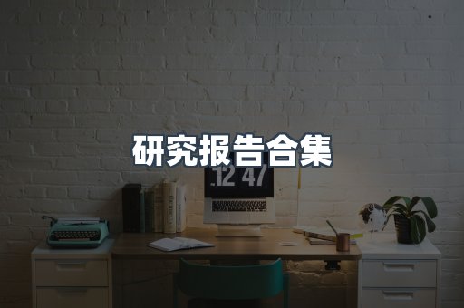 研究报告合集